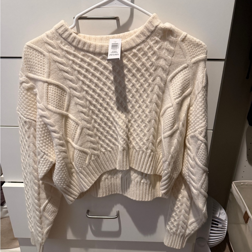 Sunday Best Peggy Cropped Sweater NWT - Picture 7 of 7